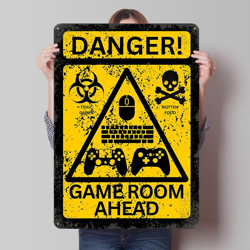 Gamer Room Danger Sign Tinplate Poster Customized Wall Art Vintage Retro Metal Signs for Aesthetic Decoration At Home Man Cave 7.9x11.8In(20x30cm)
Gamer Room Danger Sign Tinplate Poster Customized Wall Art Vintage Retro Metal Signs for Aesthetic Decoration At Home Man Cave 7.9x11.8In(20x30cm)