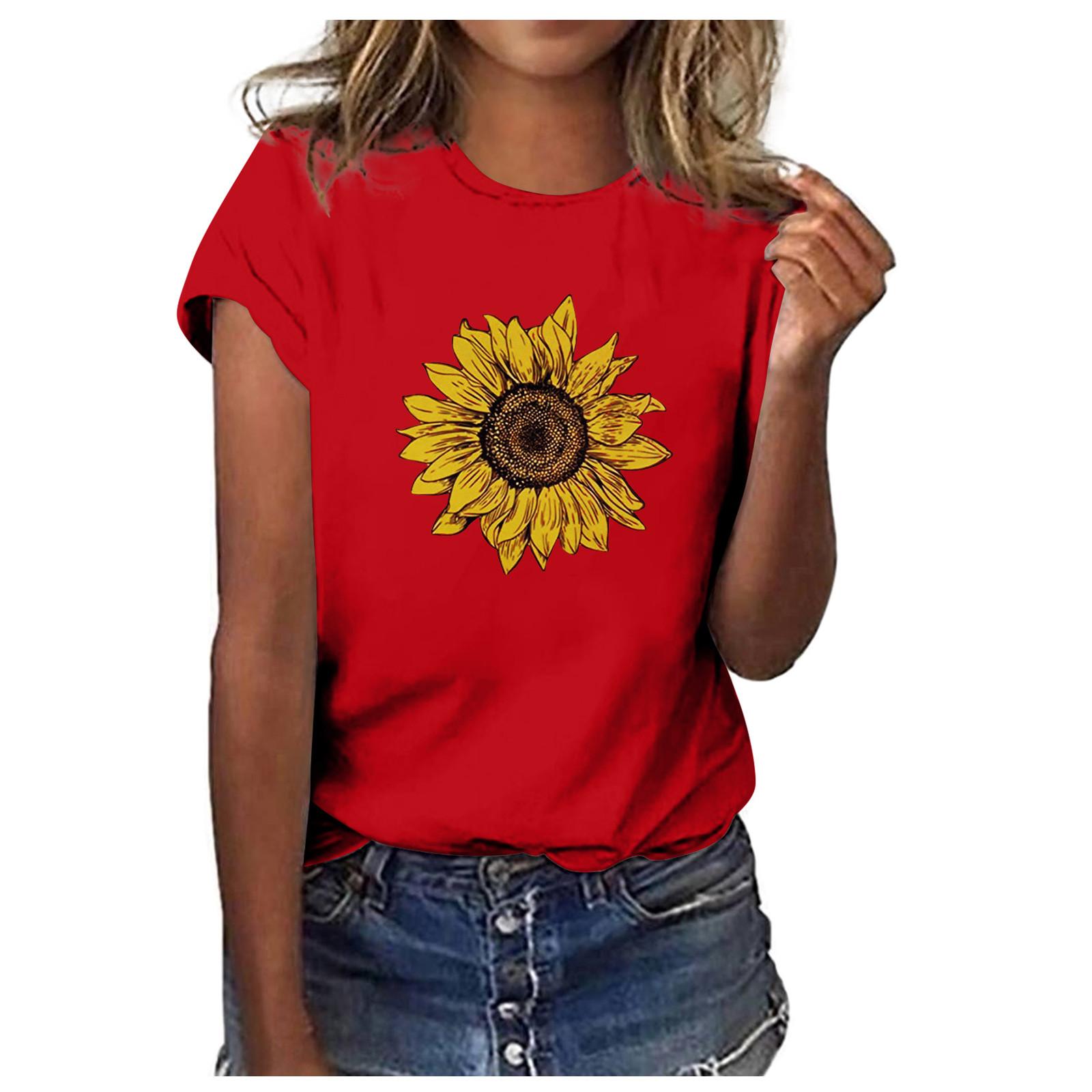 (SU)Женские модные повседневные топы с принтом, рубашки с короткими рукавами, пуловеры с круглым вырезом, футболки
(SU)Женские модные повседневные топы с принтом, рубашки с короткими рукавами, пуловеры с круглым вырезом, футболки