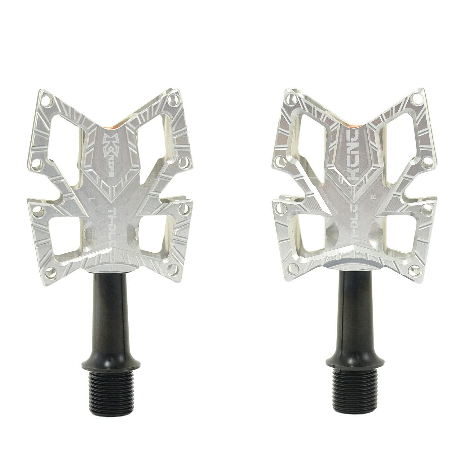 KCNC KNIFE Titanium Spindle Road Platform SK2294 Pedals, Silver, KPED01-TI-S,
KCNC KNIFE Titanium Spindle Road Platform SK2294 Pedals, Silver, KPED01-TI-S,