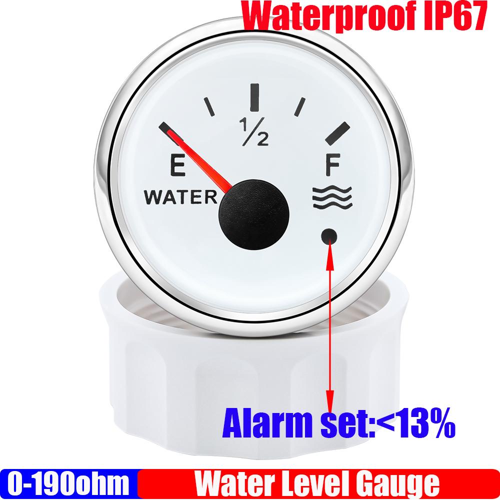 Датчик уровня воды 0-190 Ом + указатель уровня воды 52 мм с мигающей сигнализацией, красный светодиодный индикатор счетчика воды для автомобиля, лодки, 12 В, 24 В
Датчик уровня воды 0-190 Ом + указатель уровня воды 52 мм с мигающей сигнализацией, красный светодиодный индикатор счетчика воды для автомобиля, лодки, 12 В, 24 В