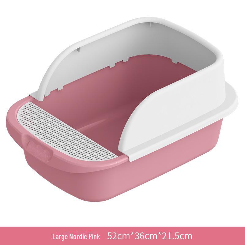 Напівзакритий котячий туалет з захистом від розбризкування - Великий та міцний туалет для домашніх тварин Small (42*30*13cm) рожевий
Напівзакритий котячий туалет з захистом від розбризкування - Великий та міцний туалет для домашніх тварин Small (42*30*13cm) рожевий