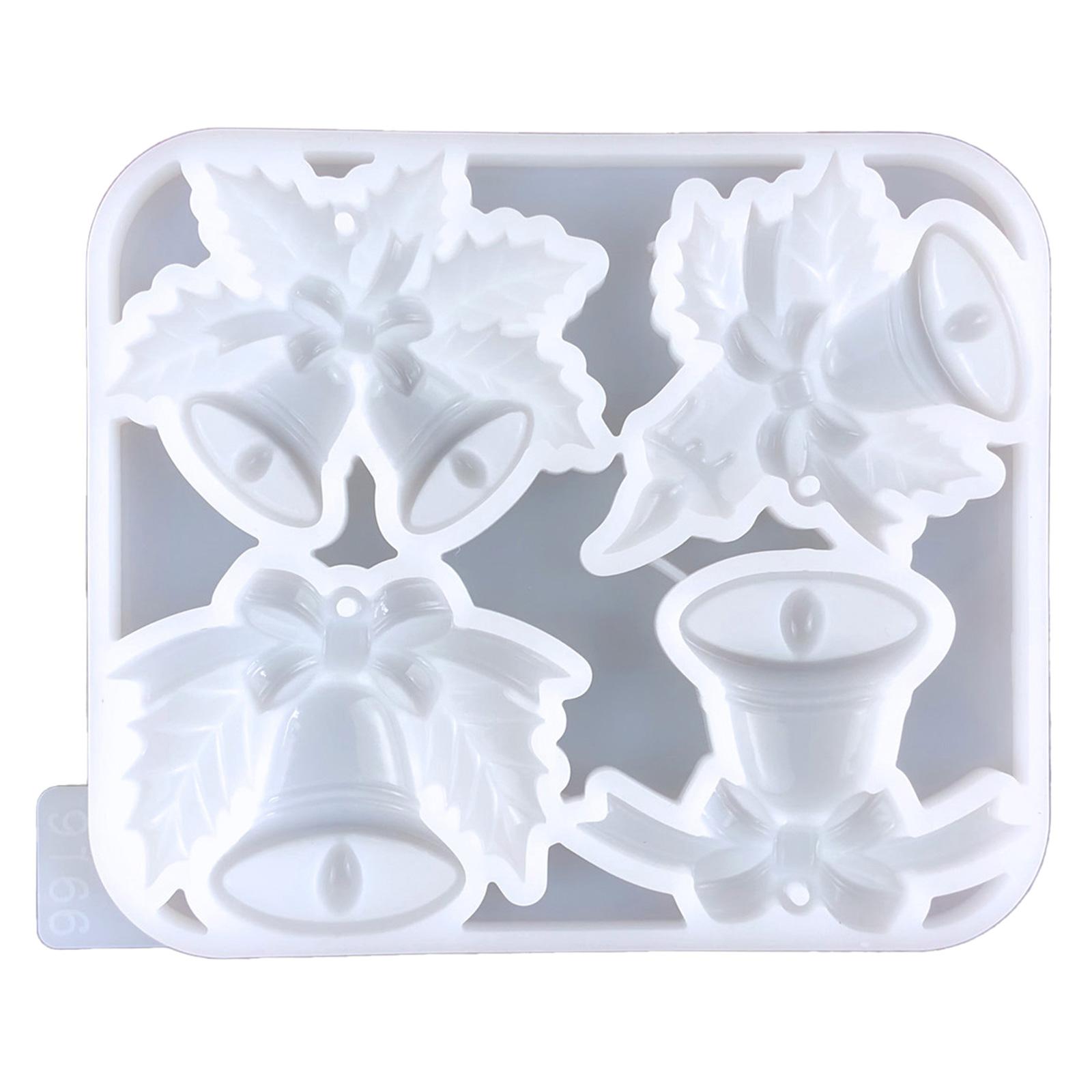 Silicone Pendant Mold Christmas Combination Bells Epoxy Resin Mold DIY Keychain Jewelry for Christmas Day Gift Craft 1 чистый
Silicone Pendant Mold Christmas Combination Bells Epoxy Resin Mold DIY Keychain Jewelry for Christmas Day Gift Craft 1 чистый