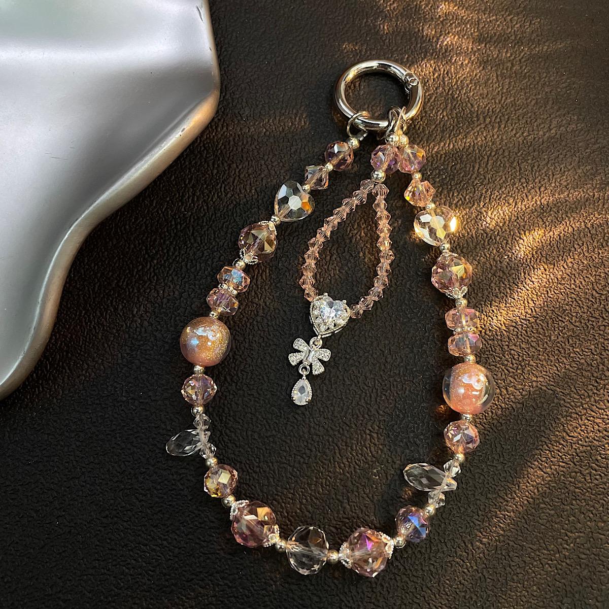 New Heart Lanyard Crystal Beaded Phone Strap Fringe Pendant Bow Charm Accessory
New Heart Lanyard Crystal Beaded Phone Strap Fringe Pendant Bow Charm Accessory