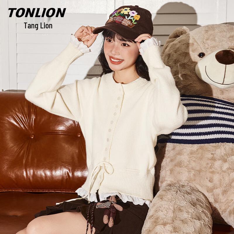 TonLion Women s Faux Lambswool Ruffle Cardigan Sweater S
TonLion Women s Faux Lambswool Ruffle Cardigan Sweater S