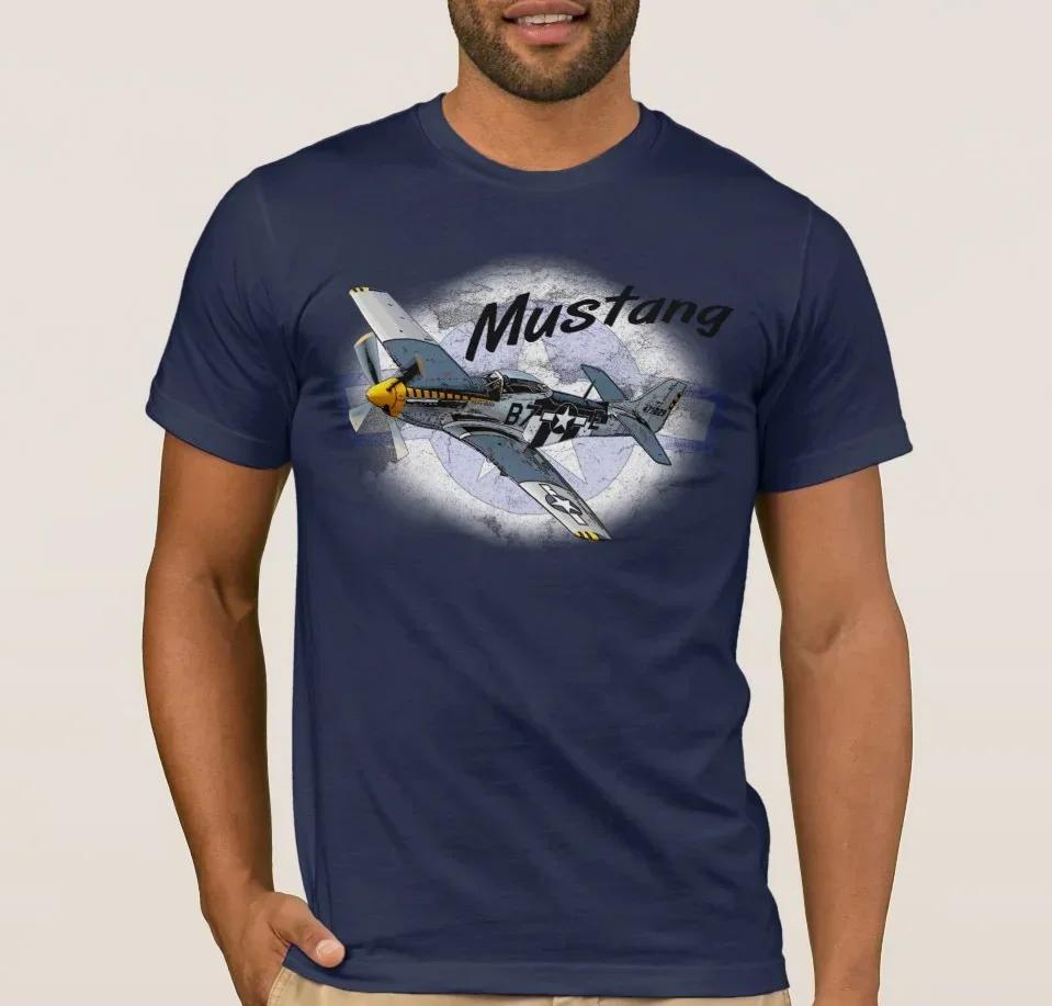 WWII Aviation USAF P51 Mustang Fighter TShirt 100 Cotton ONeck Summer Short Sleeve Casual Mens Tshirt Size S3XL 4XL
WWII Aviation USAF P51 Mustang Fighter TShirt 100 Cotton ONeck Summer Short Sleeve Casual Mens Tshirt Size S3XL 4XL