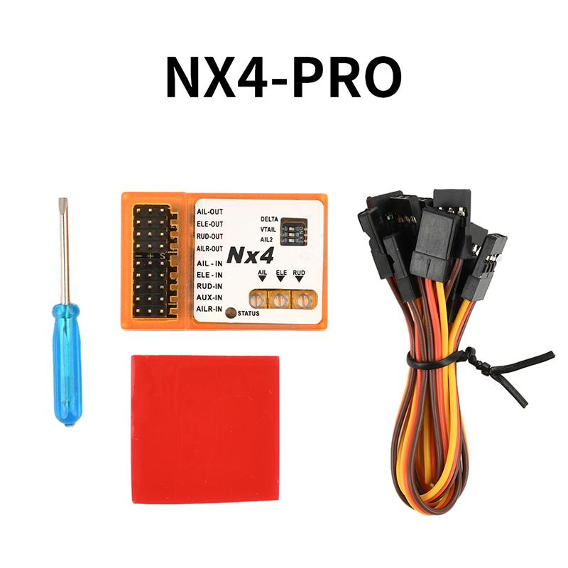 ZMR NX4 PRO/EVO Flight Controller 3D Flight Gyroscope Balance For Fixed-wing Aircraft Support Rate/Hold/Gyro Off Mode
ZMR NX4 PRO/EVO Flight Controller 3D Flight Gyroscope Balance For Fixed-wing Aircraft Support Rate/Hold/Gyro Off Mode