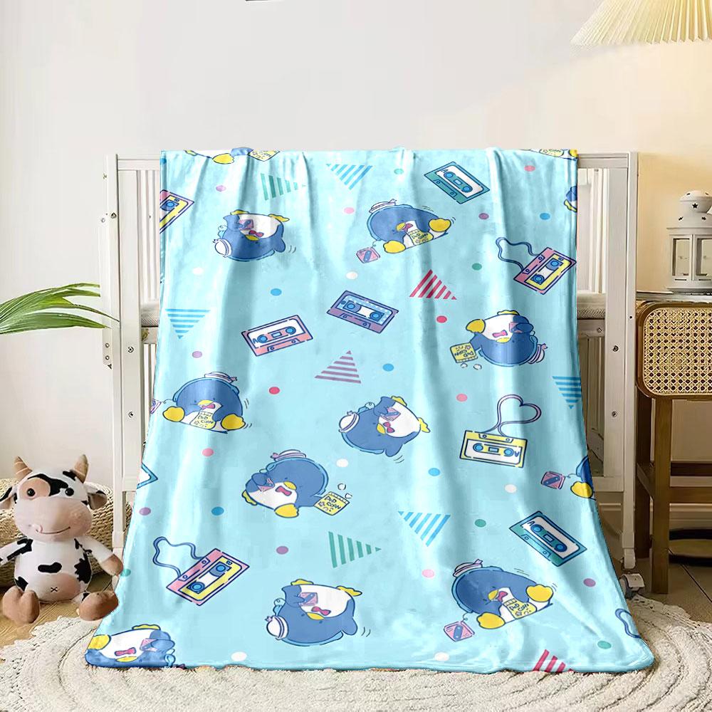 Blue penguins, cassettes, triangles, and dots on a light blue background. for all seasons blanket lunch break throw gift 80cm x 120cm
Blue penguins, cassettes, triangles, and dots on a light blue background. for all seasons blanket lunch break throw gift 80cm x 120cm