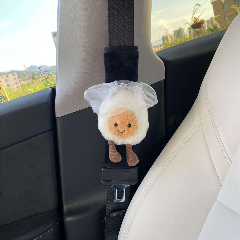 Original Car Seatbelt Shoulder Pads Boiled Egg Style Groom and Bride Car Decoration Shoulder Pads Couple Accessories Gift Boiled Egg Bride Shoulder Pad (Single)
Original Car Seatbelt Shoulder Pads Boiled Egg Style Groom and Bride Car Decoration Shoulder Pads Couple Accessories Gift Boiled Egg Bride Shoulder Pad (Single)