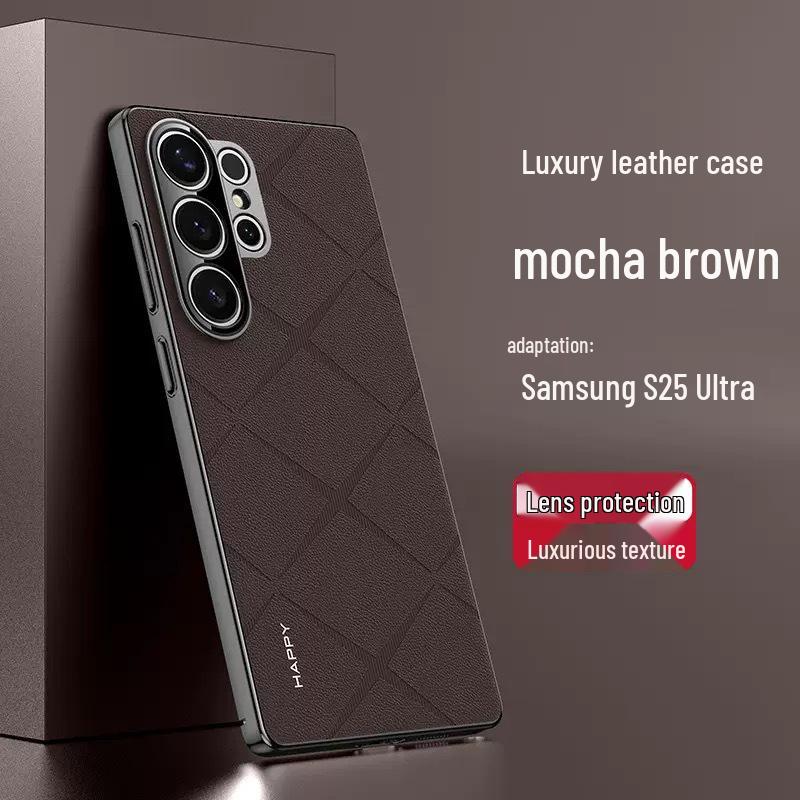 Samsung S25 Ultra Chanson Electroplated Leather Texture Phone Case for S24Plus S25 Plus
Samsung S25 Ultra Chanson Electroplated Leather Texture Phone Case for S24Plus S25 Plus