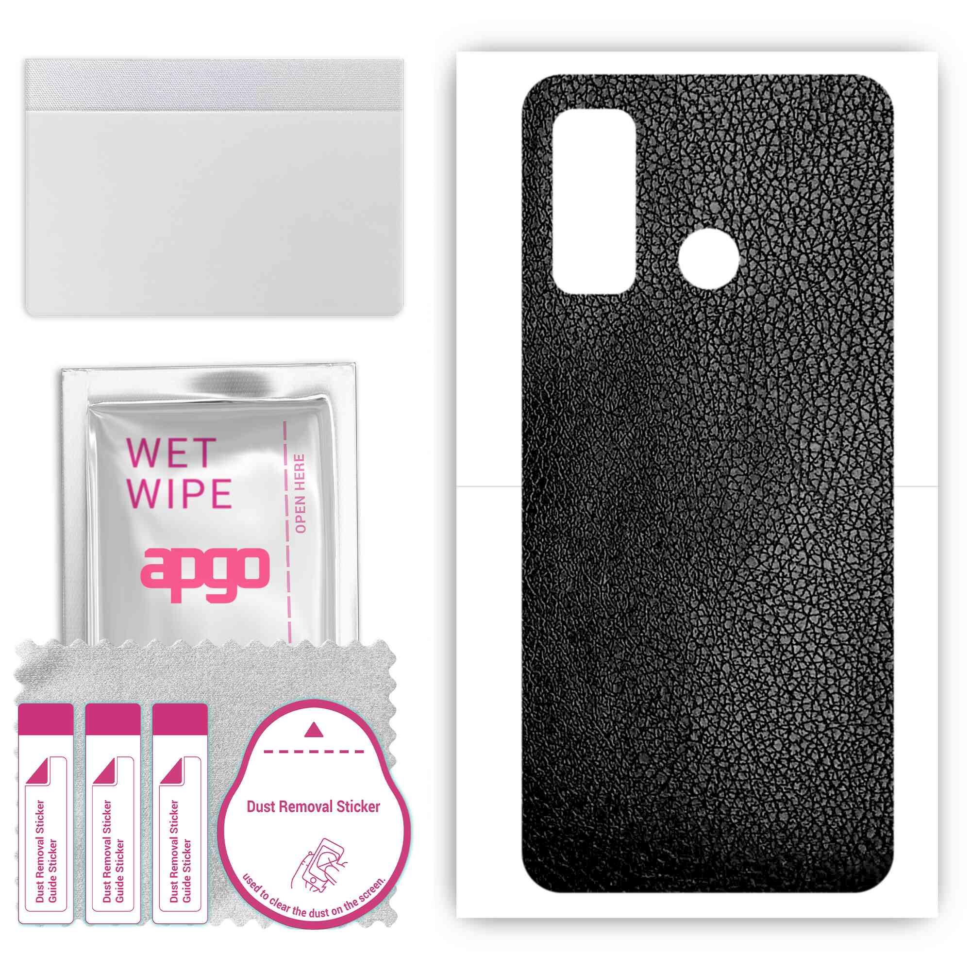 Apgo Protective Skin Sticker для задньої панелі, сумісної з Tecno Spark 5, Wrap Film, Foil, Vinyl - Pattern Black Leather
Apgo Protective Skin Sticker для задньої панелі, сумісної з Tecno Spark 5, Wrap Film, Foil, Vinyl - Pattern Black Leather
