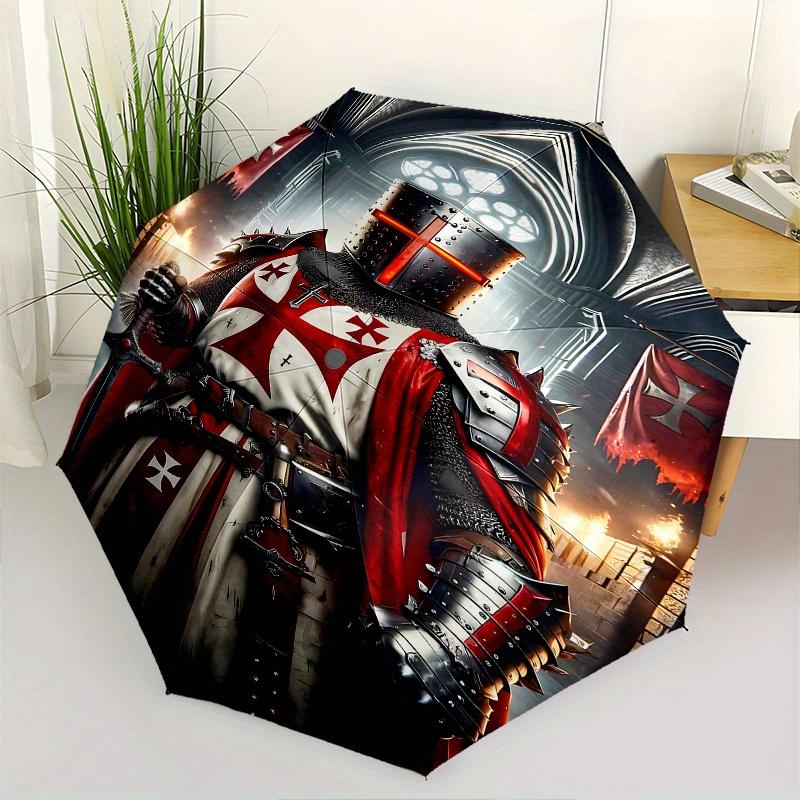 Knight Templar,Armor Automatic Folding Umbrella 8 Ribs Lightweight Design, Durable Iron Frame, Compact and Portable, Ideal Birthday or Chr
Knight Templar,Armor Automatic Folding Umbrella 8 Ribs Lightweight Design, Durable Iron Frame, Compact and Portable, Ideal Birthday or Chr