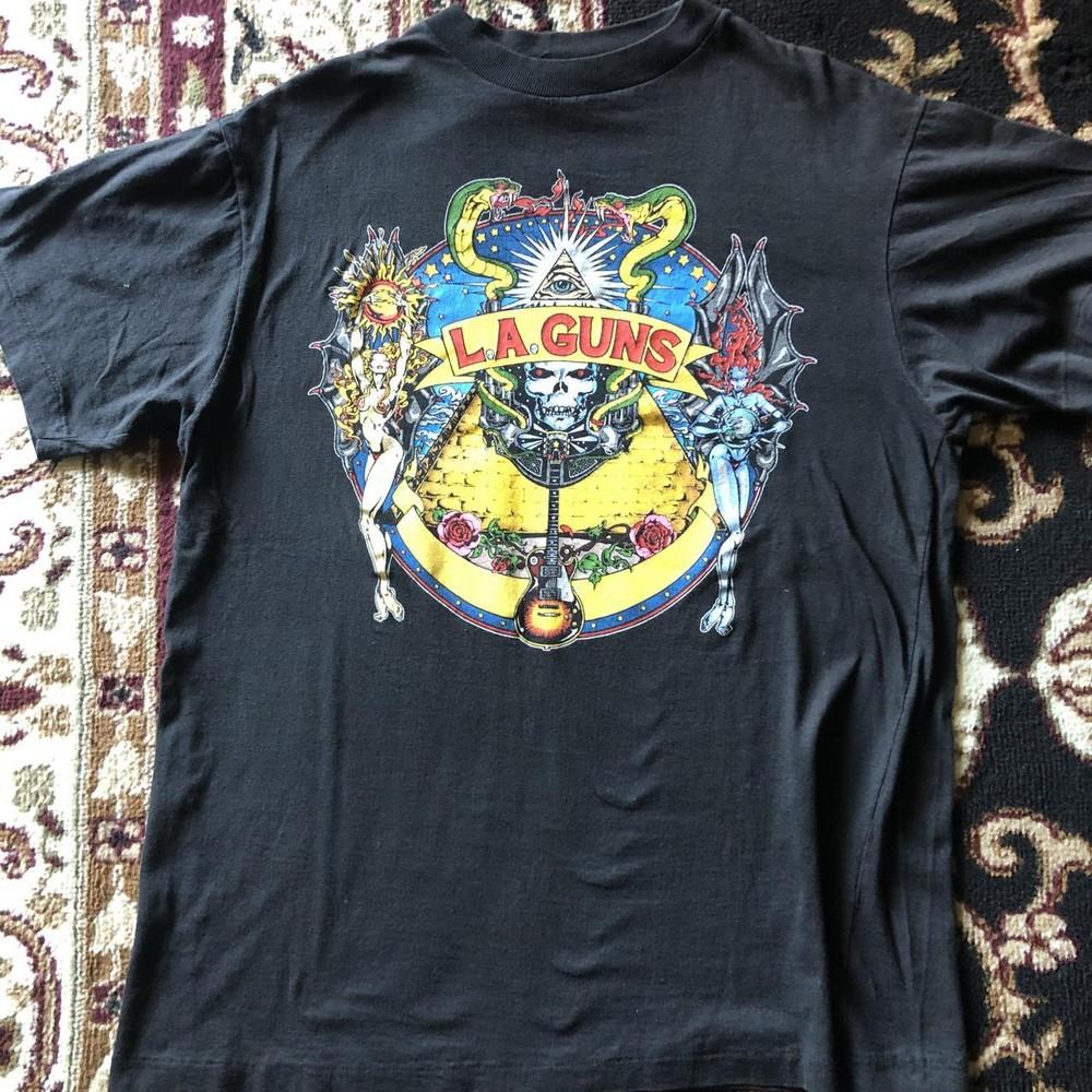 L.A. Guns T-shirt Tour basic black tee Reprint digital tee S-5XL Unisex T-Shirt S
L.A. Guns T-shirt Tour basic black tee Reprint digital tee S-5XL Unisex T-Shirt S