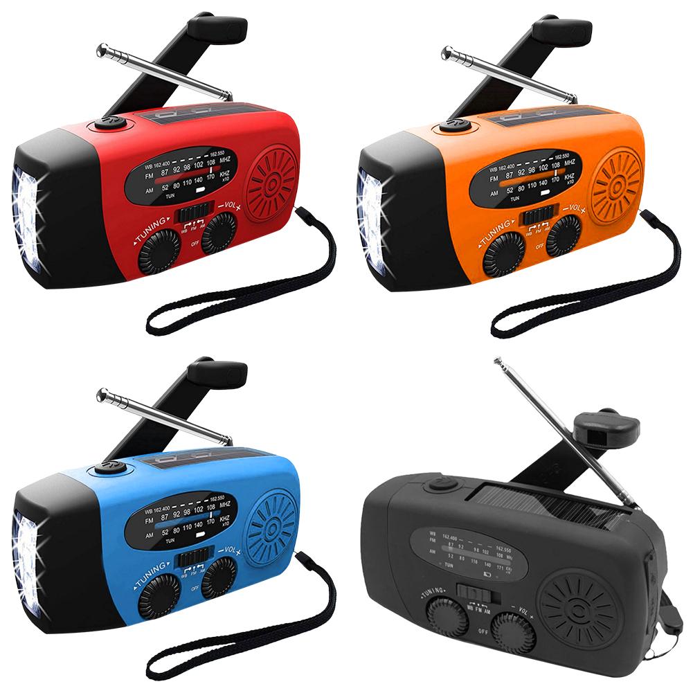 2000mAh Hand Crank Emergency Weather Radio with LED Flashlight AM FM NOAA Solar Radio Power Bank Charger for Emergency Camping
2000mAh Hand Crank Emergency Weather Radio with LED Flashlight AM FM NOAA Solar Radio Power Bank Charger for Emergency Camping