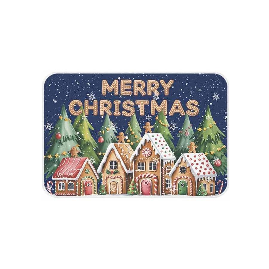 Рождественский пряничный домик Рождественская елка Кухонный коврик Декор Зимняя снежинка Коридор Балконные коврики Ванная комната Нескользящий напольный коврик Декор 40x60cm 16x24inch
Рождественский пряничный домик Рождественская елка Кухонный коврик Декор Зимняя снежинка Коридор Балконные коврики Ванная комната Нескользящий напольный коврик Декор 40x60cm 16x24inch
