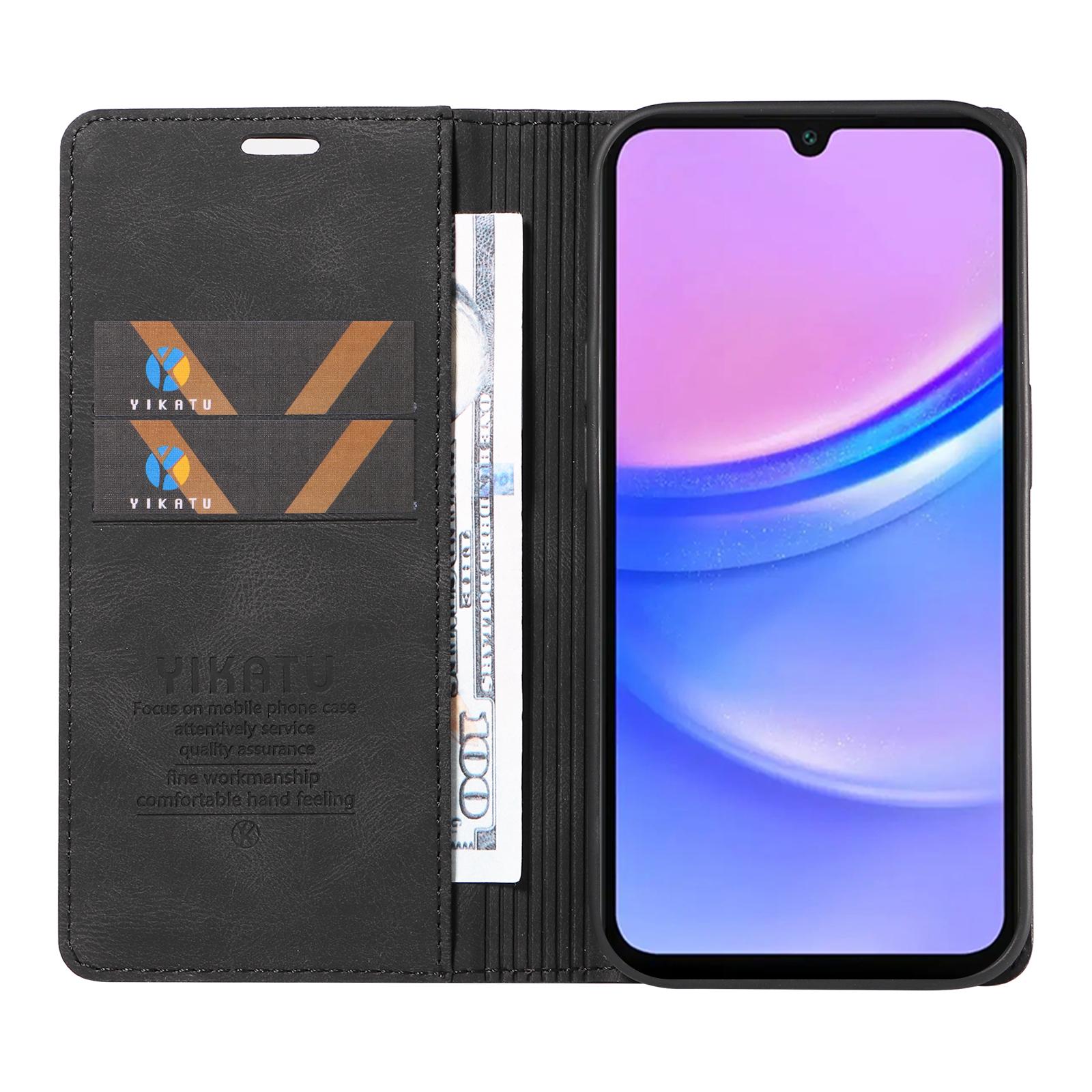 YIKATU YK-004 For Samsung Galaxy A26 5G/A16 5G/A16 4G Case Leather Skin-Touch Phone Cover Magnetic Auto-Absorbed Brown
YIKATU YK-004 For Samsung Galaxy A26 5G/A16 5G/A16 4G Case Leather Skin-Touch Phone Cover Magnetic Auto-Absorbed Brown