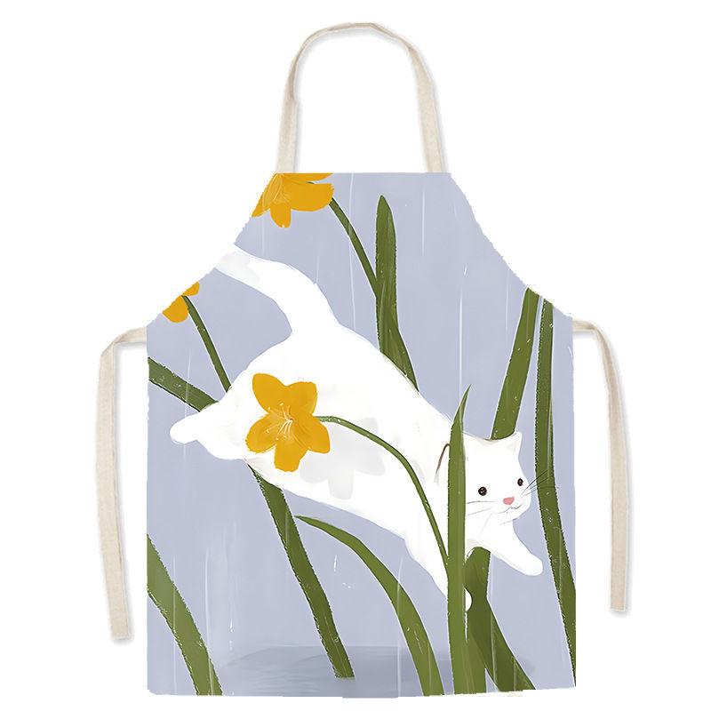 Nordic Style Sleeveless Apron Linen Home Kitchen Quiet Year Series Kindergarten Painting Waist-Circling Parent-Child Clothing 55X68cm
Nordic Style Sleeveless Apron Linen Home Kitchen Quiet Year Series Kindergarten Painting Waist-Circling Parent-Child Clothing 55X68cm