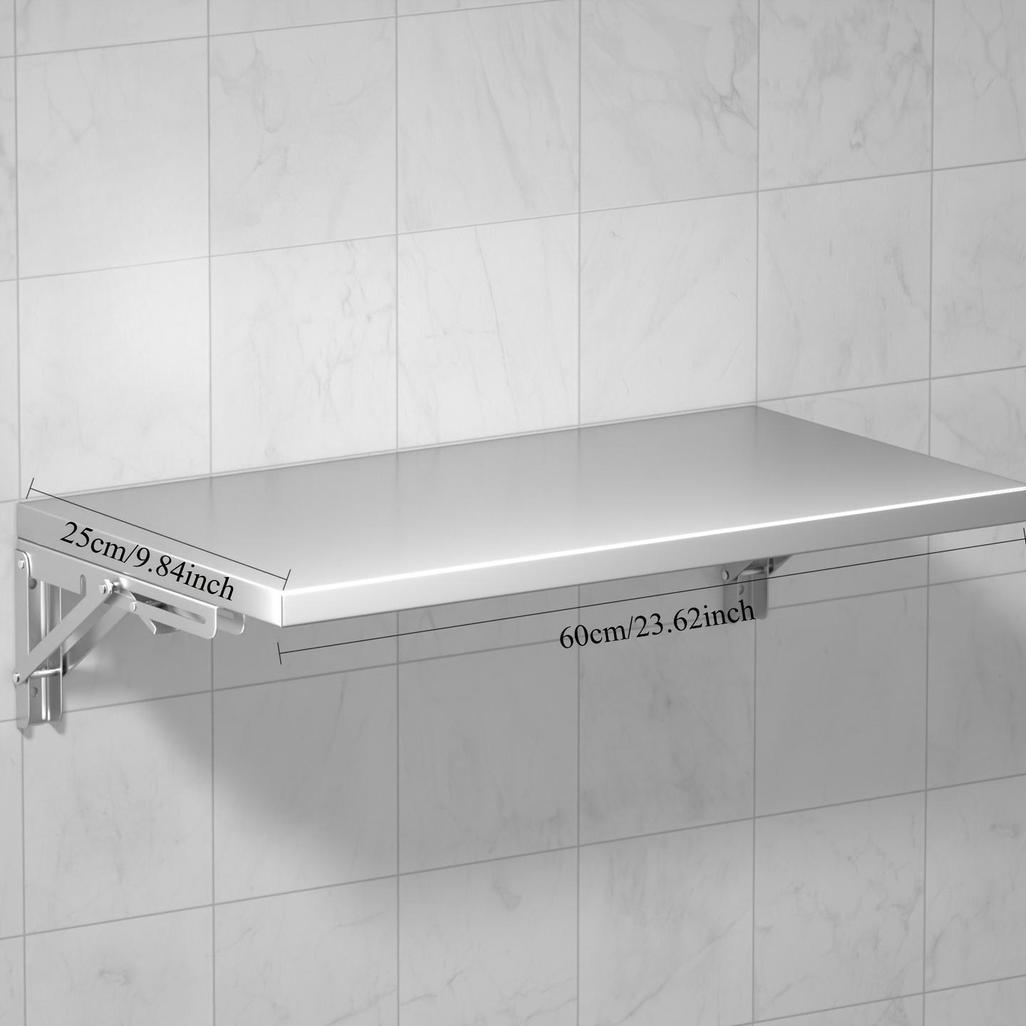 1pc Folding Table 304 Stainless Steel Material Three Sizes Easy to Install Space-Saving Suitable for Food Trucks 60*25cm
1pc Folding Table 304 Stainless Steel Material Three Sizes Easy to Install Space-Saving Suitable for Food Trucks 60*25cm
