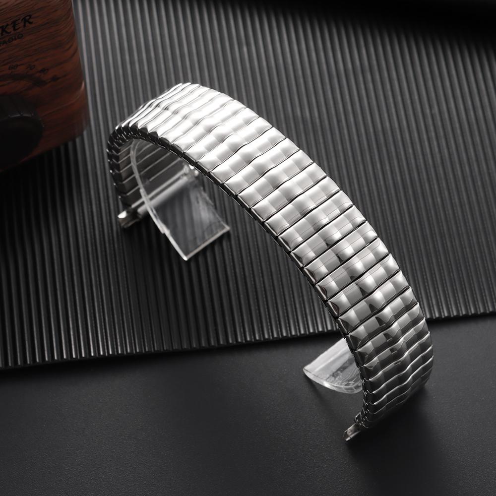 16mm-23mm Metal Bracelet Stainless Steel Watch Band Universal Adjustable Width Elastic Strap for Men Women Replacement Wristband
16mm-23mm Metal Bracelet Stainless Steel Watch Band Universal Adjustable Width Elastic Strap for Men Women Replacement Wristband