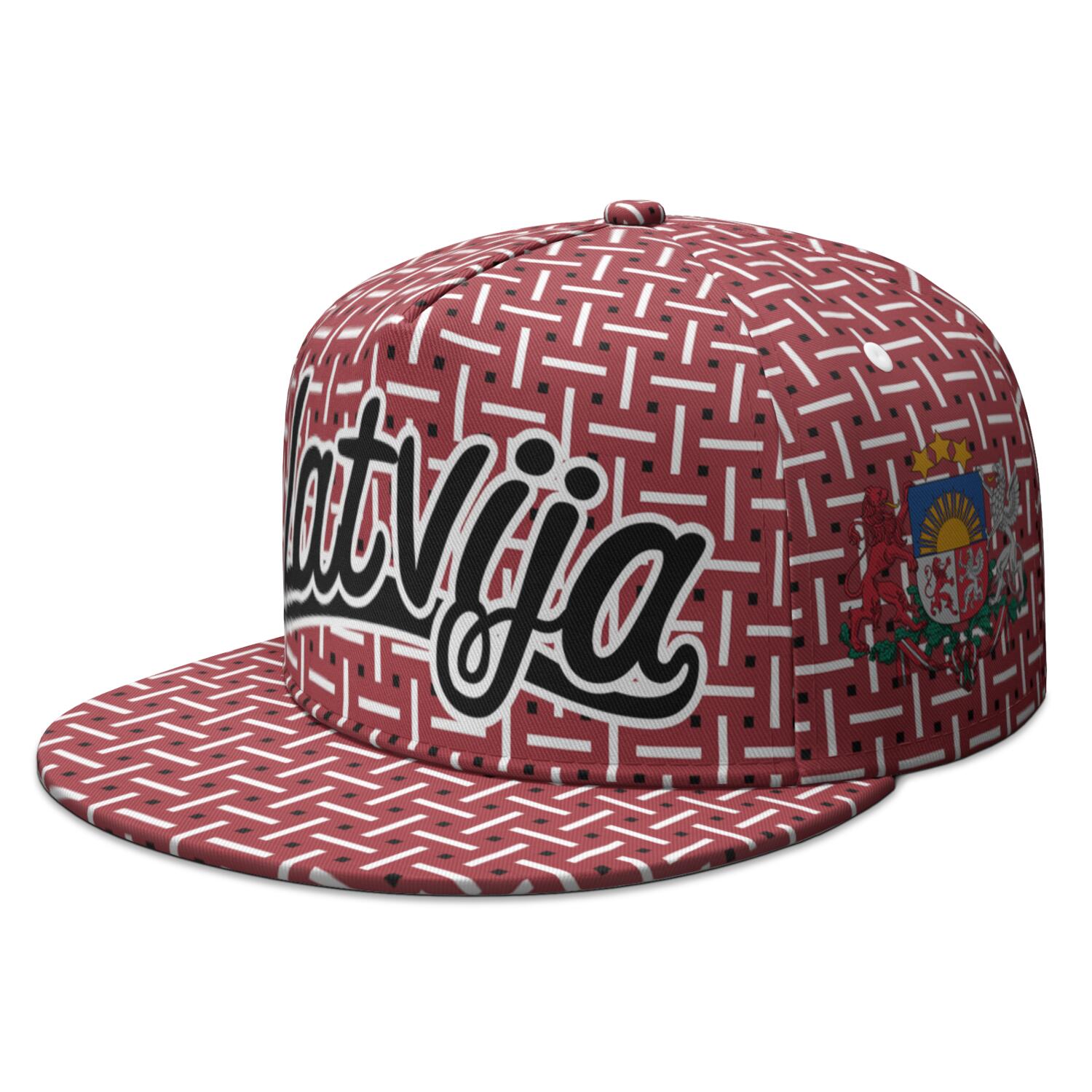 Latvia Flat Brimmed Cap Custom Made Name Number Hip-hop Hat Nation Flag Republic Latvija Country College Print Photo Headgear Adjustable
Latvia Flat Brimmed Cap Custom Made Name Number Hip-hop Hat Nation Flag Republic Latvija Country College Print Photo Headgear Adjustable