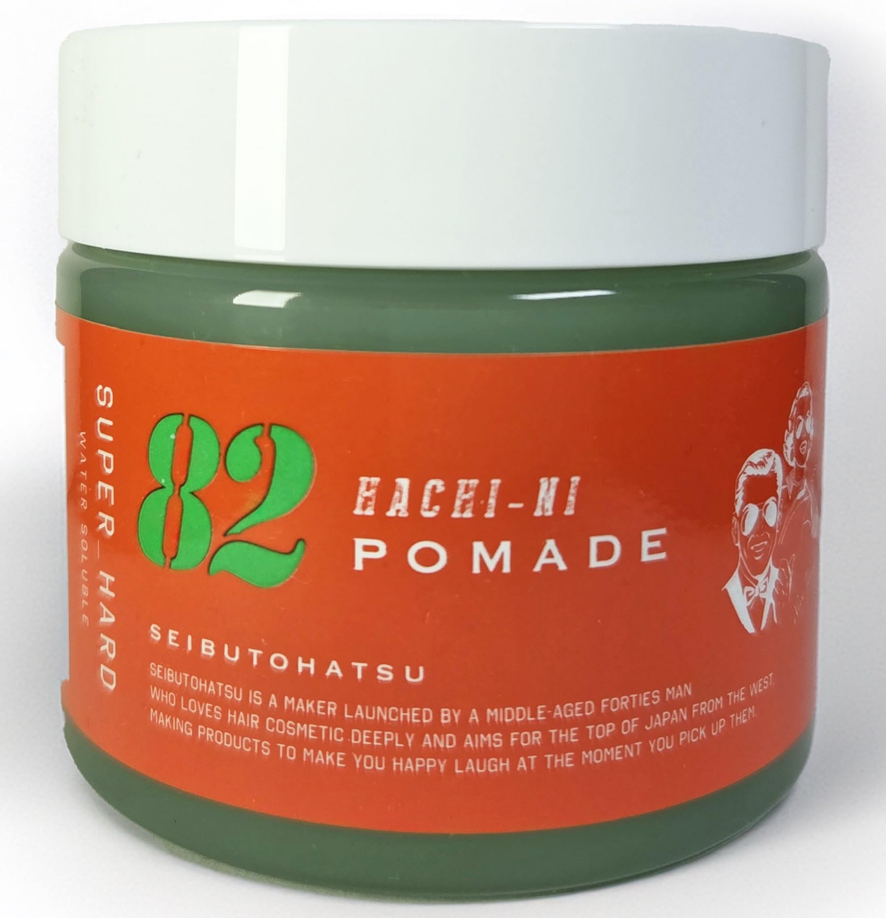 Seibu Touka New 82 Pomade (Hachiny Pomade) 160g / Super Hard Men s Grease, Water-Based, Lightly Fragranced (Single Item)
Seibu Touka New 82 Pomade (Hachiny Pomade) 160g / Super Hard Men s Grease, Water-Based, Lightly Fragranced (Single Item)