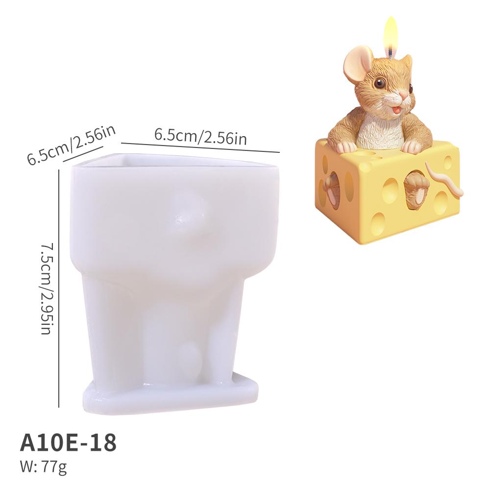 ZDQ 3D Mouse Cheese Aromatherapy Candle Silicone Mold Cartoon Animal Handmade Plaster Mousse Cake Casting Molds Creative Kitchen
ZDQ 3D Mouse Cheese Aromatherapy Candle Silicone Mold Cartoon Animal Handmade Plaster Mousse Cake Casting Molds Creative Kitchen