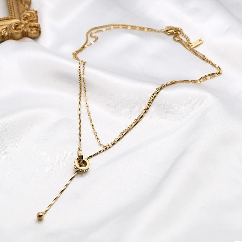 Double Fringe Necklace Niche Design Cold Wind Collarbone Chain Ins Fashion Light Luxury Titanium Steel Sweater Chain
Double Fringe Necklace Niche Design Cold Wind Collarbone Chain Ins Fashion Light Luxury Titanium Steel Sweater Chain