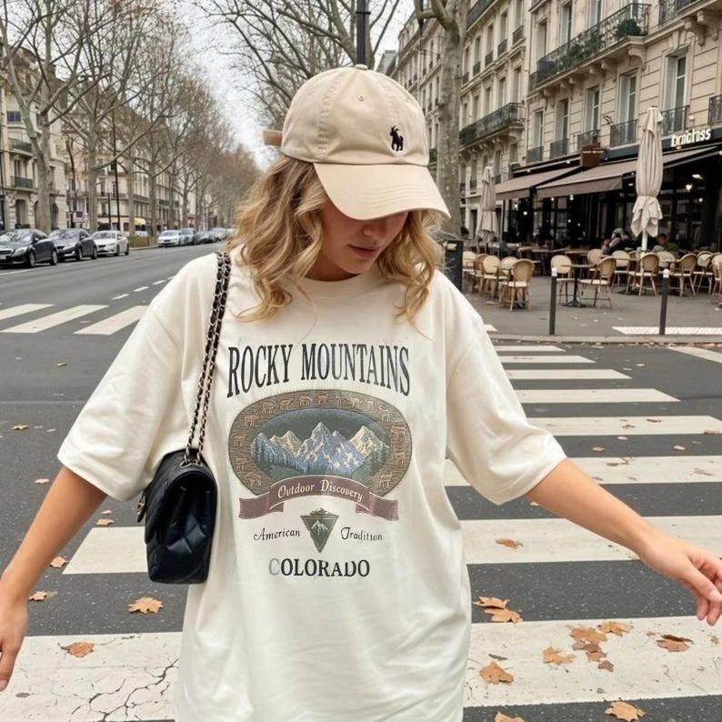 Vintage Rocky Mountains Colorado T-Shirt,90s Mountain Hiking Shirt Suitable For 3XL
Vintage Rocky Mountains Colorado T-Shirt,90s Mountain Hiking Shirt Suitable For 3XL