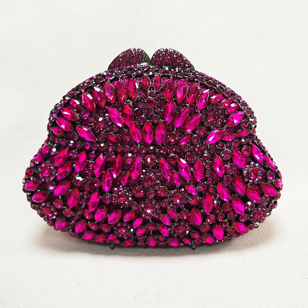 WHTUOHENG Fuchsia/Green Crystal Evening Flower Clutch Diamond Bag Luxury Rhinestone Bridal Party Purse Wedding Prom Handbag 18cmX12cmX7cm фуксия
WHTUOHENG Fuchsia/Green Crystal Evening Flower Clutch Diamond Bag Luxury Rhinestone Bridal Party Purse Wedding Prom Handbag 18cmX12cmX7cm фуксия