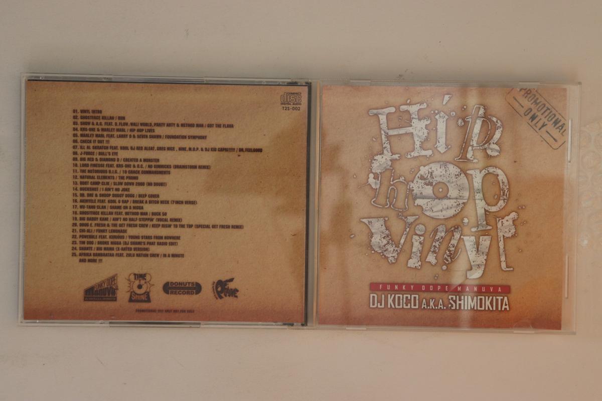 Mix CD DJ KOCO A.K.A. SHIMOKITA Hip Hop Vinyl T2S002 TIME 2 SHINE 2011 Japan Japanese Club Dance Used
Mix CD DJ KOCO A.K.A. SHIMOKITA Hip Hop Vinyl T2S002 TIME 2 SHINE 2011 Japan Japanese Club Dance Used