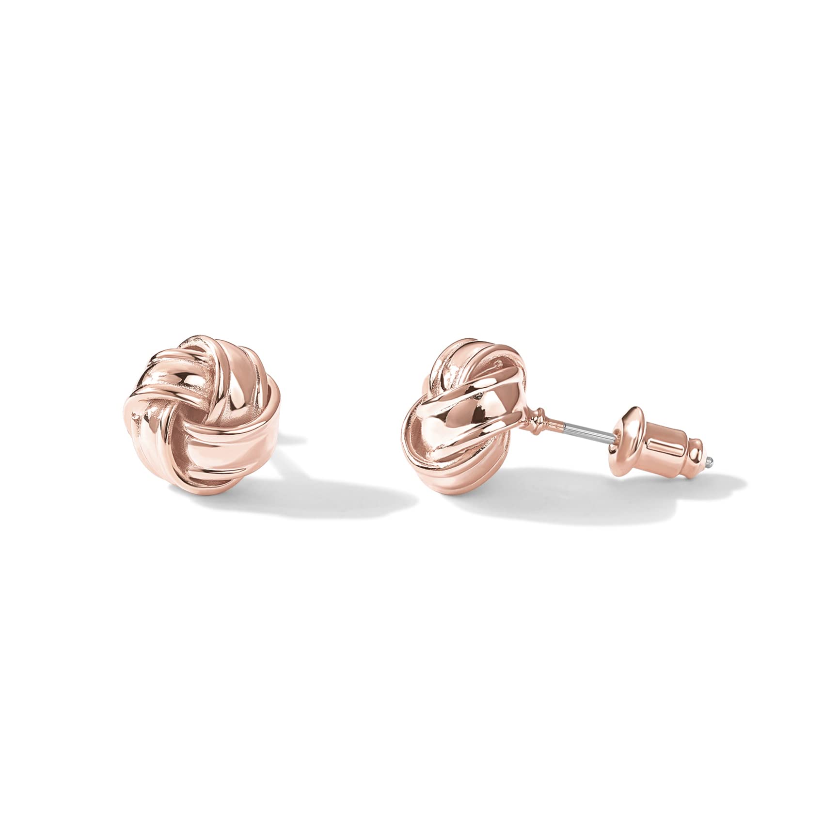 Eavva Women 14K Gold Plated Earrings With Silver Post Lady Girs Love Knot Stud Earrings Fashion Jewelry For Gift рожевий колір золота
Eavva Women 14K Gold Plated Earrings With Silver Post Lady Girs Love Knot Stud Earrings Fashion Jewelry For Gift рожевий колір золота