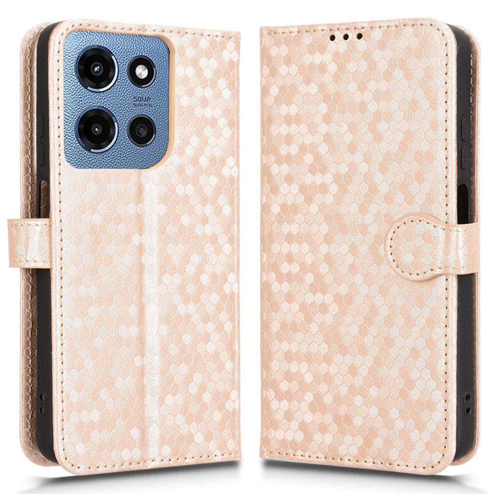 Для Motorola Мото G 5G (2025) Чехол-кошелек с точечным тиснением, из ПУ кожи, чехол для телефона Rose Gold
Для Motorola Мото G 5G (2025) Чехол-кошелек с точечным тиснением, из ПУ кожи, чехол для телефона Rose Gold