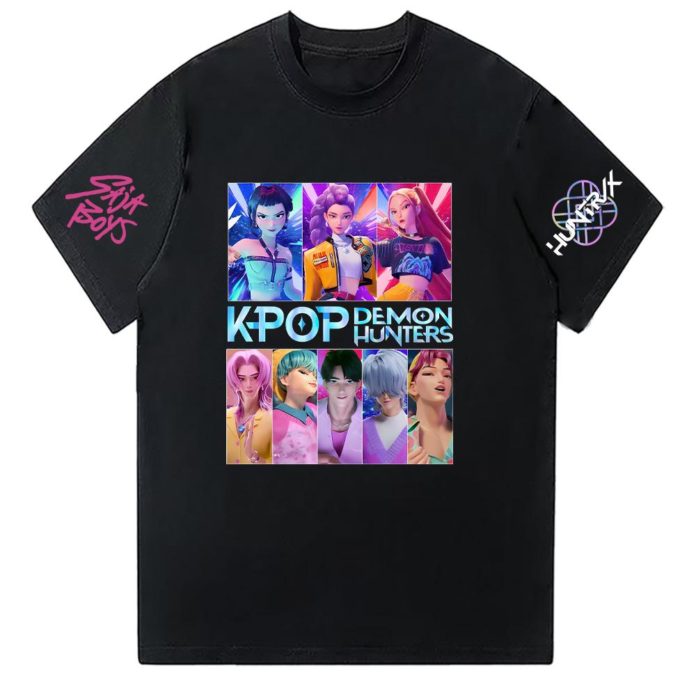 Kpop Охотники на демонов HUNTRIX Saja Футболки для мальчиков и девочек с круглым вырезом Повседневные женские летние футболки Хлопковая футболка Высокого качества Одежда Y2K XS
Kpop Охотники на демонов HUNTRIX Saja Футболки для мальчиков и девочек с круглым вырезом Повседневные женские летние футболки Хлопковая футболка Высокого качества Одежда Y2K XS