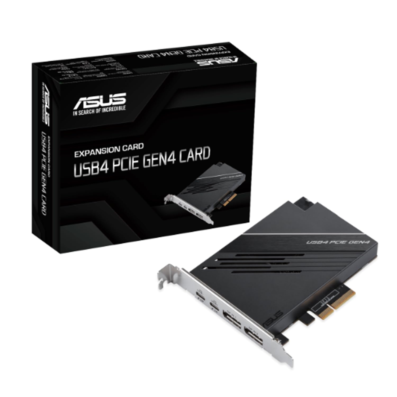 ASUS USB4 PCIe Gen4 Dual USB4 Ports DisplayPort PCIe x4 Карта внутрішнього дистриб ютора, (USB-C) Порт, інтерфейс 1.4, 4.0/авторизований срібний
ASUS USB4 PCIe Gen4 Dual USB4 Ports DisplayPort PCIe x4 Карта внутрішнього дистриб ютора, (USB-C) Порт, інтерфейс 1.4, 4.0/авторизований срібний