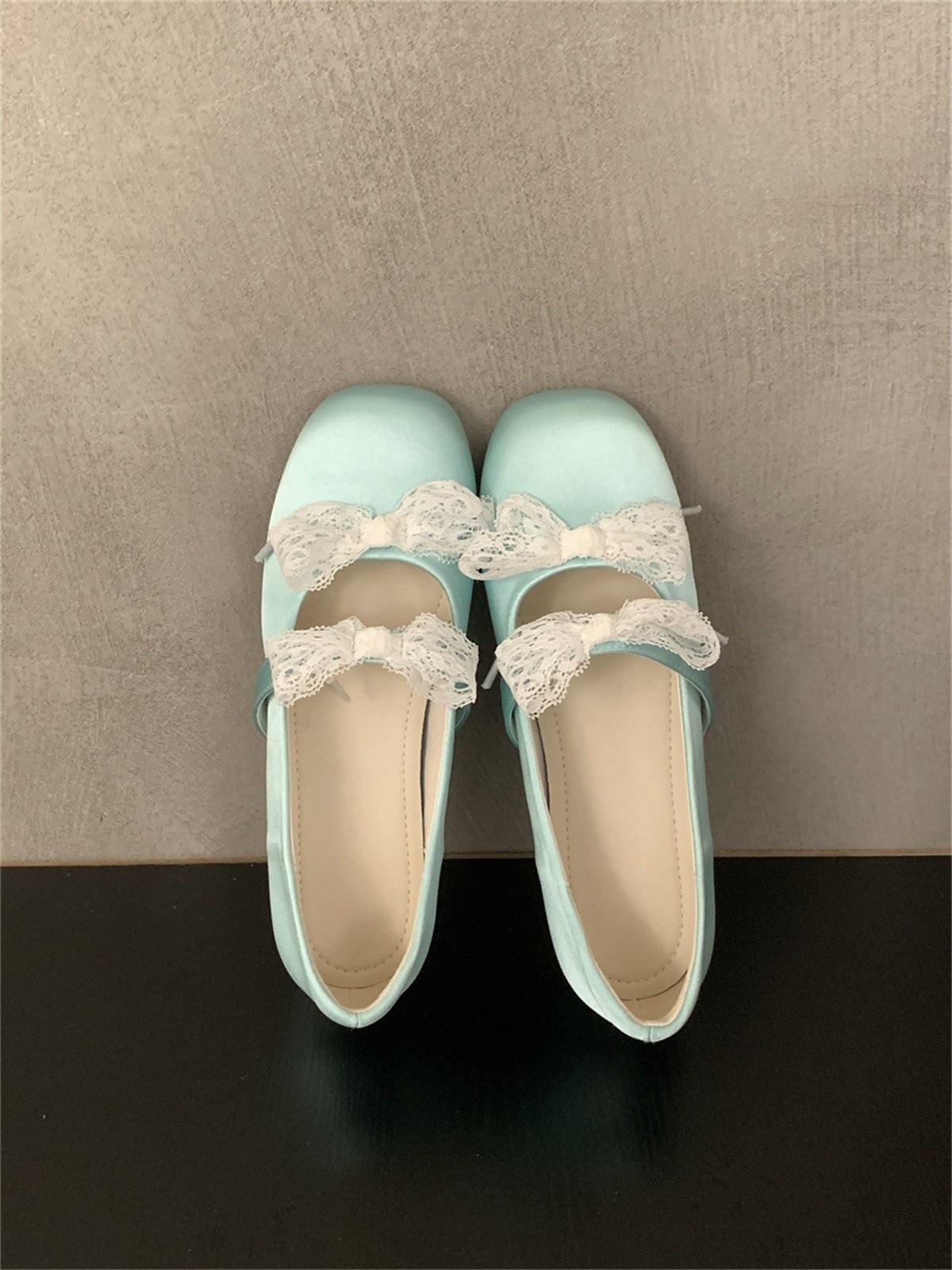 Внутреннее увеличение высоты, круглый носок, нежный атласный бант из кружева, одинарные туфли, женские балетки Мэри Джейн 40 светло-синий
Внутреннее увеличение высоты, круглый носок, нежный атласный бант из кружева, одинарные туфли, женские балетки Мэри Джейн 40 светло-синий