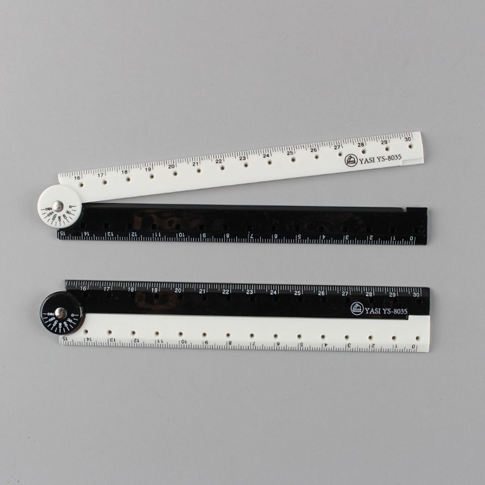Drawing Straight Ruler Black And White Scale Ruler Simple Folding Ruler Stationery 1pcs random color
Drawing Straight Ruler Black And White Scale Ruler Simple Folding Ruler Stationery 1pcs random color