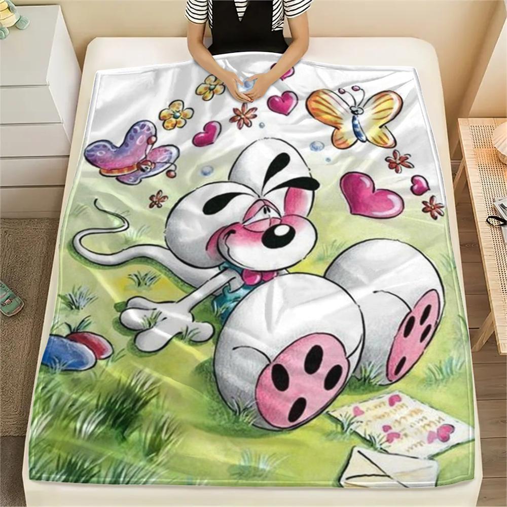 1Pc Diddl Cute Print Flannel Blanket, High quality Comfortable for All Seasons, Home Decor, Warmth and Comfort, Perfect for Christmas Gifts 35 150cm x 200cm
1Pc Diddl Cute Print Flannel Blanket, High quality Comfortable for All Seasons, Home Decor, Warmth and Comfort, Perfect for Christmas Gifts 35 150cm x 200cm