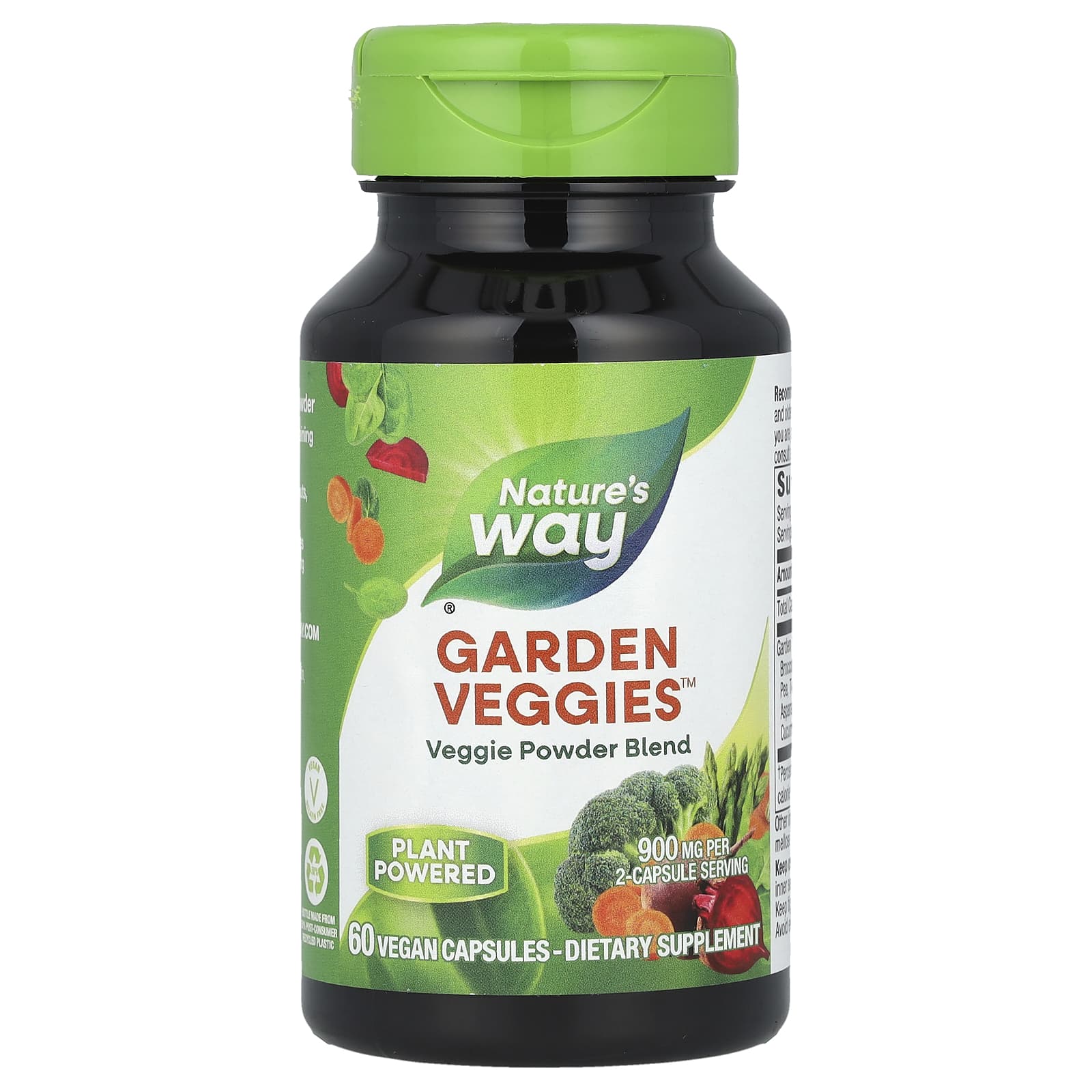 Nature S Way, Garden Veggies™, Veggie Powder Blend, 900Mg, 60 Veggie Capsules (450Mg per Capsule)
Nature S Way, Garden Veggies™, Veggie Powder Blend, 900Mg, 60 Veggie Capsules (450Mg per Capsule)