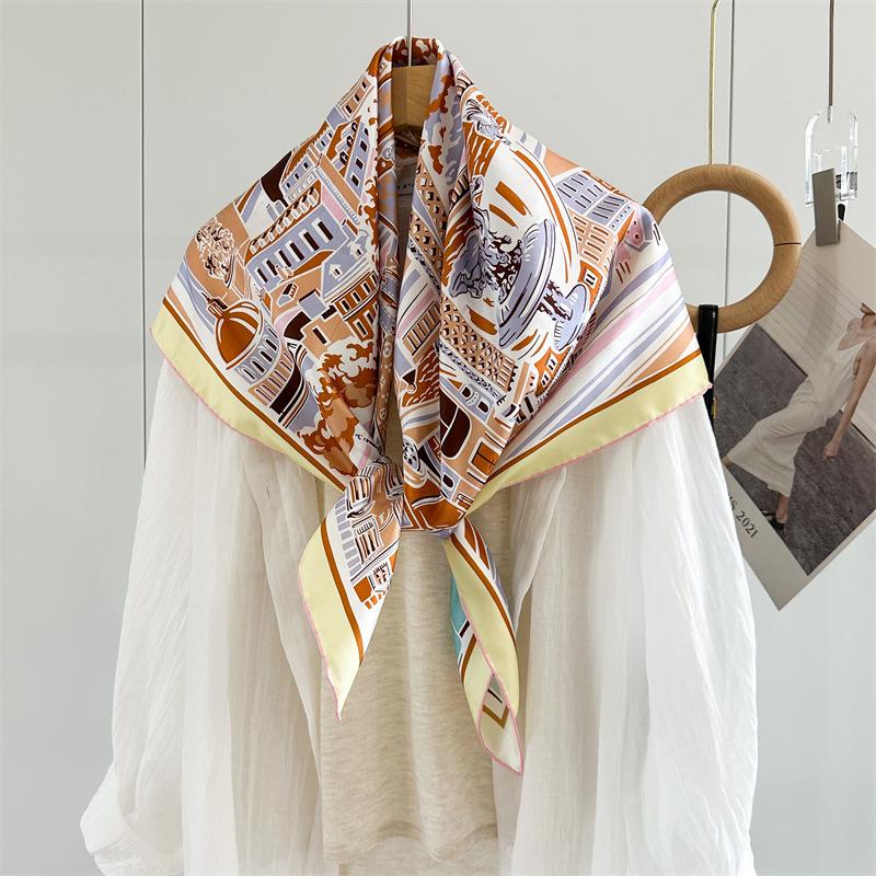 88x88cm 100% Silk Twill Scarf Luxury Square Shawl Lightweight Spring Summer Wrap Elegant Fashion Accessory for Women 88x88cm
88x88cm 100% Silk Twill Scarf Luxury Square Shawl Lightweight Spring Summer Wrap Elegant Fashion Accessory for Women 88x88cm