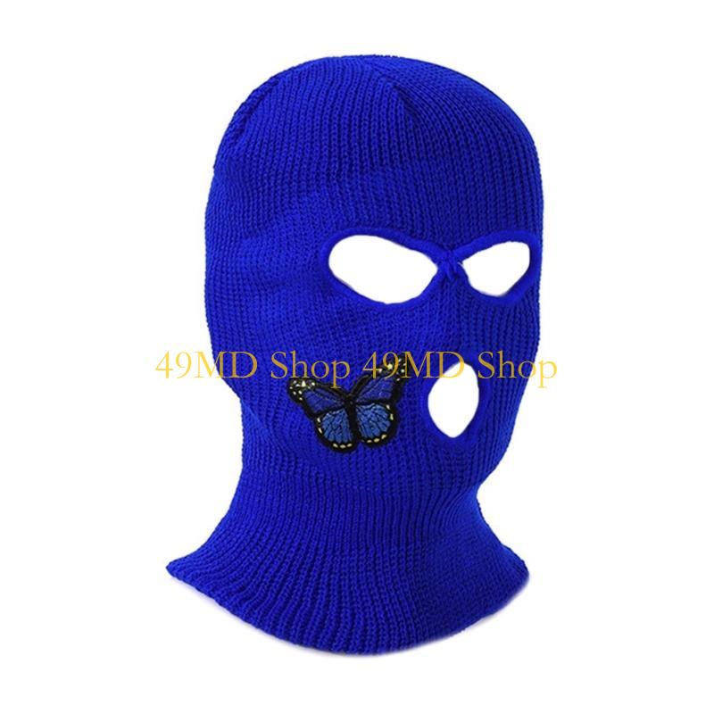 49MD Warm Hat Embroidered Butterfly Knit Balaclava Hat Knitted Headwear
49MD Warm Hat Embroidered Butterfly Knit Balaclava Hat Knitted Headwear