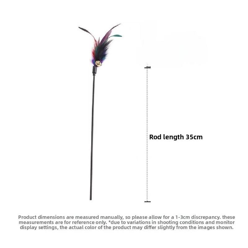 Длинная палочка, Семицветная игрушка для кошек с большим пером, Интерактивная игрушка для кошек с колокольчиками, Саморазвлекающий и скучающий питомец Seven Colors 35cm(1pc)
Длинная палочка, Семицветная игрушка для кошек с большим пером, Интерактивная игрушка для кошек с колокольчиками, Саморазвлекающий и скучающий питомец Seven Colors 35cm(1pc)