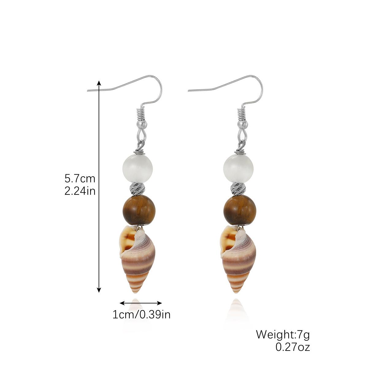 Charm Shell Creative Bohemian Daily Wear Souvenir Women Vacation Ocean Earrings Drop Earrings Festival Imitation Pearl 1 Pair кавовий
Charm Shell Creative Bohemian Daily Wear Souvenir Women Vacation Ocean Earrings Drop Earrings Festival Imitation Pearl 1 Pair кавовий