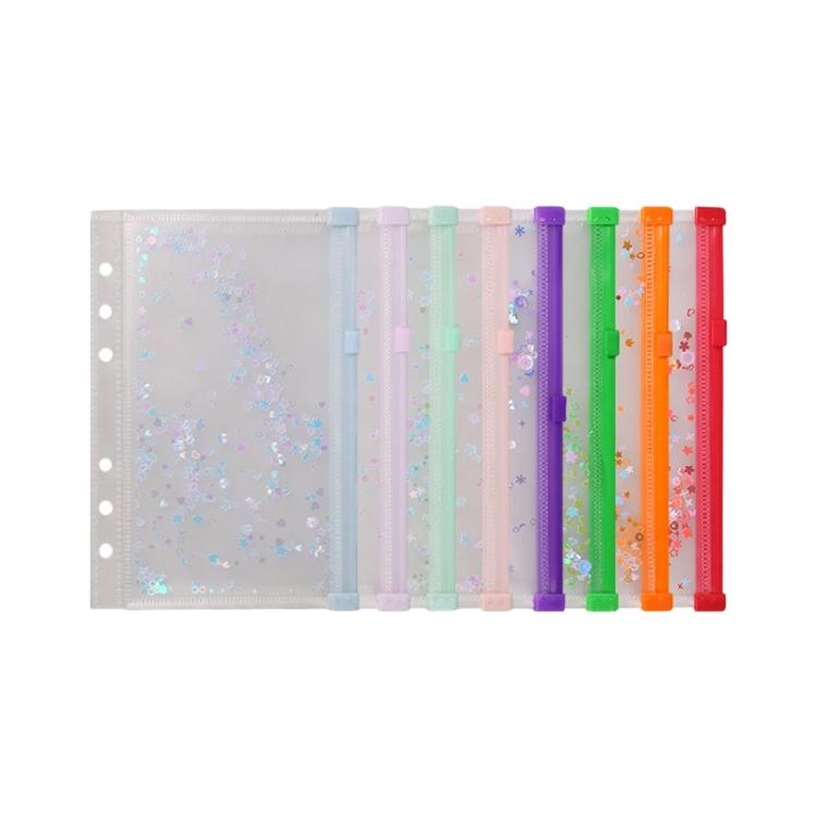 8Pcs Glittering File Sleeves With Hole Zippered Closure File Envelope Waterproof Plastic Document Organiser For Office A6.
8Pcs Glittering File Sleeves With Hole Zippered Closure File Envelope Waterproof Plastic Document Organiser For Office A6.
