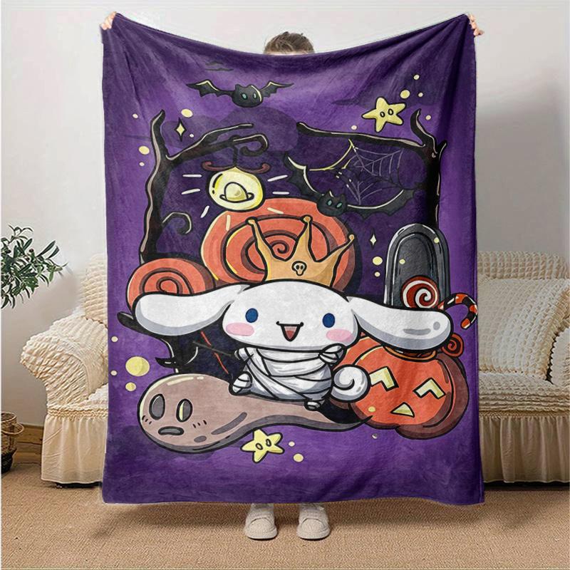 1pc Cinnamoroll s Spooky Journey Blanket, Soft Throw for Home Decor, Gift Idea, Living Room, Travel, Camping, Car Blankets, Beach, Office Naps, Suitab 130x150cm
1pc Cinnamoroll s Spooky Journey Blanket, Soft Throw for Home Decor, Gift Idea, Living Room, Travel, Camping, Car Blankets, Beach, Office Naps, Suitab 130x150cm