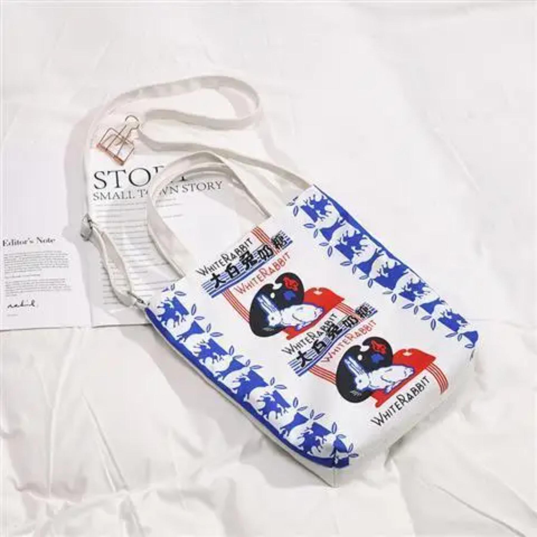 Women s Cute Rabbit Canvas Bag Female Eco Reusable Travel Shopper Bag Handbags Large Capacity Student Girls Book Shoulder Tote 25x34x8cm
Women s Cute Rabbit Canvas Bag Female Eco Reusable Travel Shopper Bag Handbags Large Capacity Student Girls Book Shoulder Tote 25x34x8cm