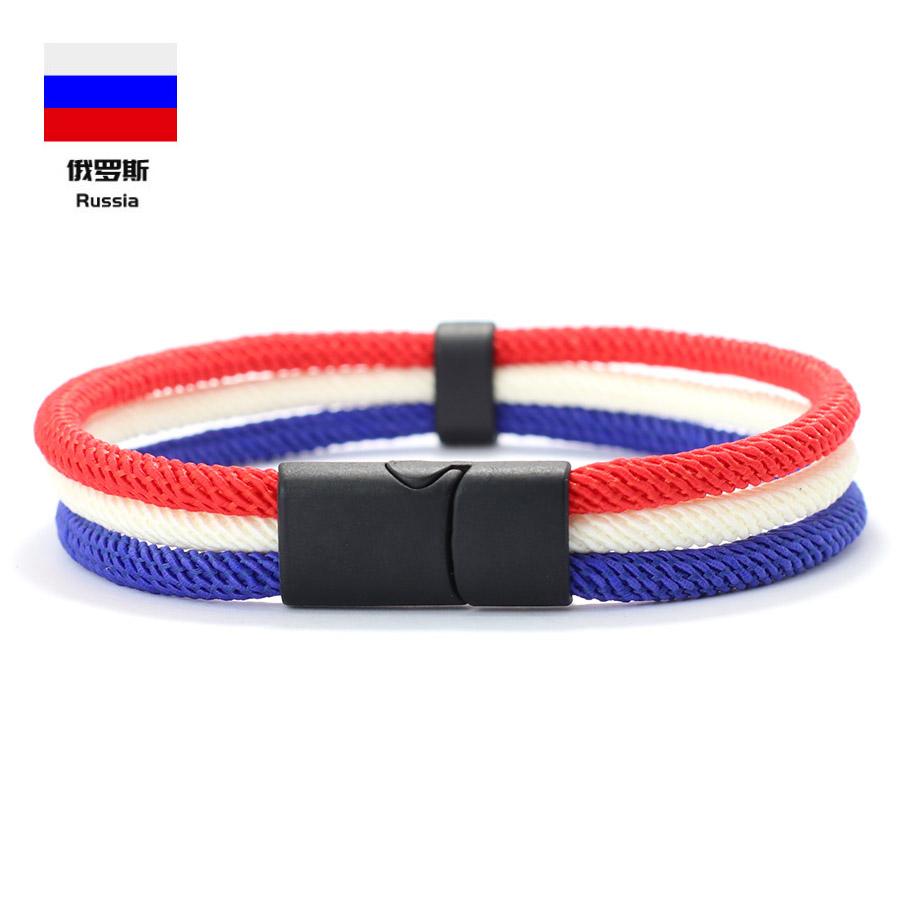Handmade National Flag Color Rope Bracelet Men Women Color&Size Can Be Customized Grade A Thread Charm Braslet Cool Riding Joias 20.5cm(8.1inch)
Handmade National Flag Color Rope Bracelet Men Women Color&Size Can Be Customized Grade A Thread Charm Braslet Cool Riding Joias 20.5cm(8.1inch)