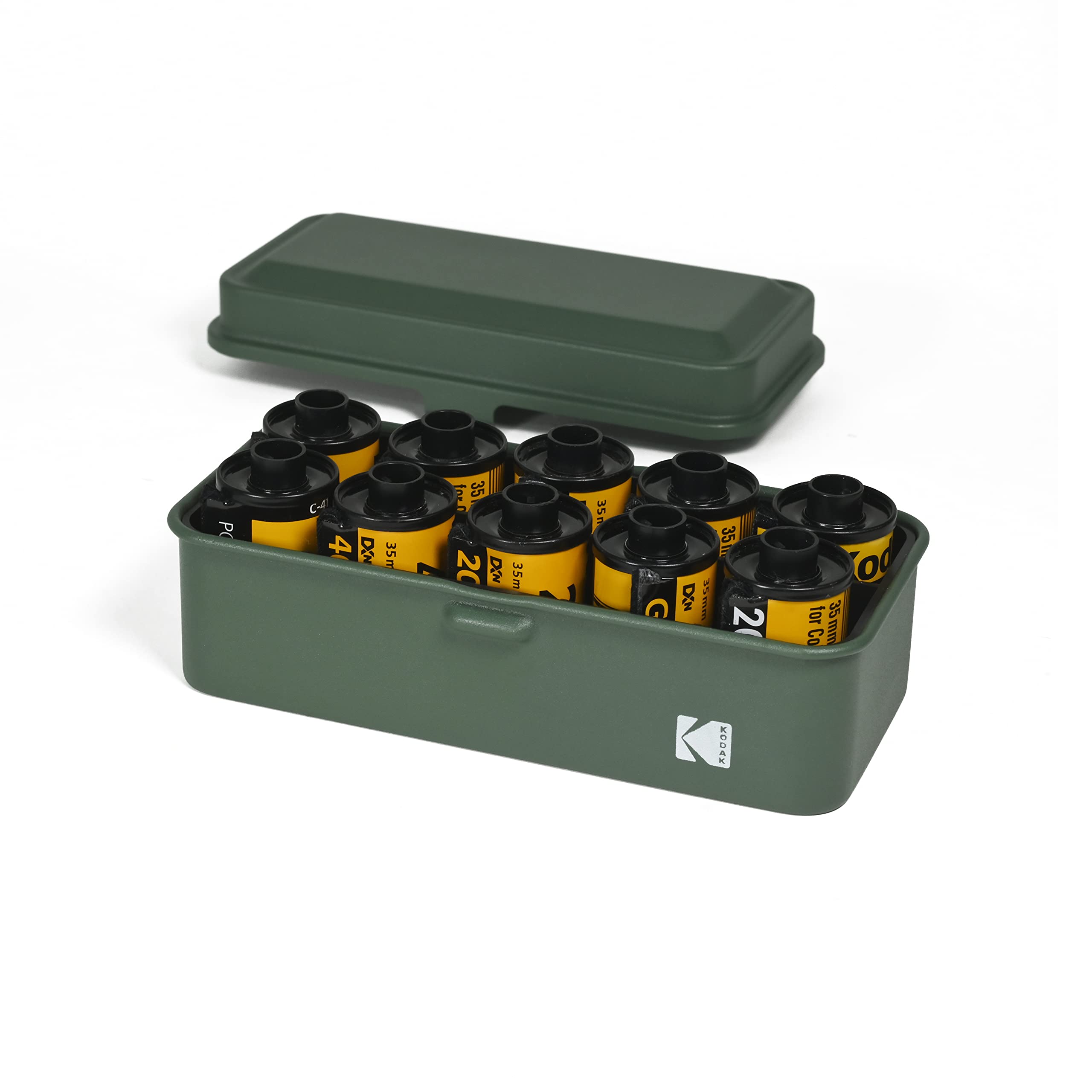 KODAK Film Case 8 Rolls of 120 Films 10 Rolls of 35mm Film Retro Steel Case for Film Sorting Protection 120/135 - / - & (Olive Top/Olive Body)… оливковий
KODAK Film Case 8 Rolls of 120 Films 10 Rolls of 35mm Film Retro Steel Case for Film Sorting Protection 120/135 - / - & (Olive Top/Olive Body)… оливковий