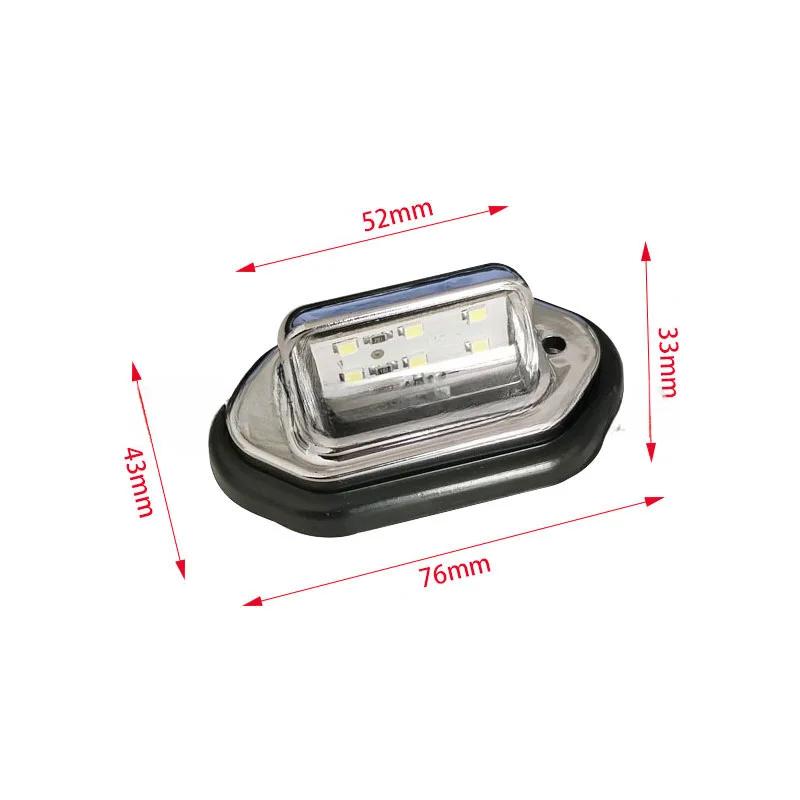 1/2 шт. 6 светодиодных фонарей для номерного знака автомобиля, для внедорожника, грузовика, водонепроницаемый автомобильный фонарь 12-24 В, белое освещение, универсальный
1/2 шт. 6 светодиодных фонарей для номерного знака автомобиля, для внедорожника, грузовика, водонепроницаемый автомобильный фонарь 12-24 В, белое освещение, универсальный