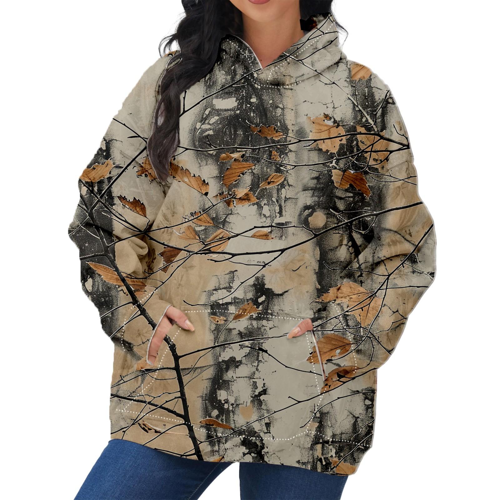 Женская модная толстовка с капюшоном и длинным рукавом с принтом листьев регби L бежевый
Женская модная толстовка с капюшоном и длинным рукавом с принтом листьев регби L бежевый