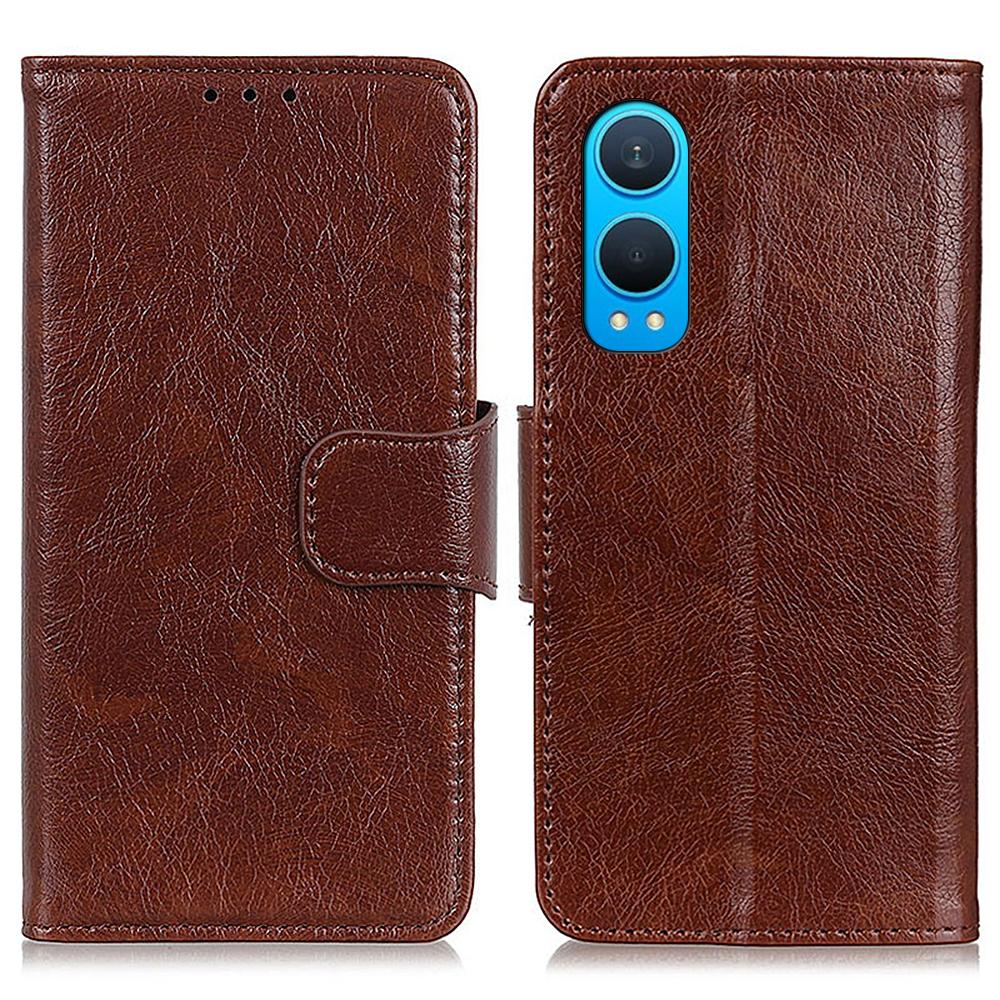 For OnePlus Nord CE4 Lite 5G/Oppo K12x 5G (China) Wallet Case Nappa Texture Split Leather Phone Cover Brown
For OnePlus Nord CE4 Lite 5G/Oppo K12x 5G (China) Wallet Case Nappa Texture Split Leather Phone Cover Brown