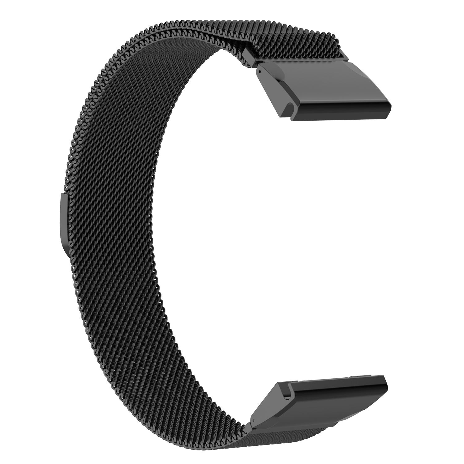 Milanese Stainless Steel Magnetic Watch Strap 26mm for Garmin Fenix 5X/5X Plus/3/3 HR/3 Sapphire/D2 Bravo/Quaitx 3 Black
Milanese Stainless Steel Magnetic Watch Strap 26mm for Garmin Fenix 5X/5X Plus/3/3 HR/3 Sapphire/D2 Bravo/Quaitx 3 Black